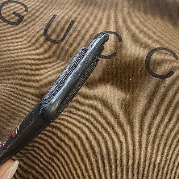 Gucci Brown Card Holder with Snake Design - Picture 3 of 5